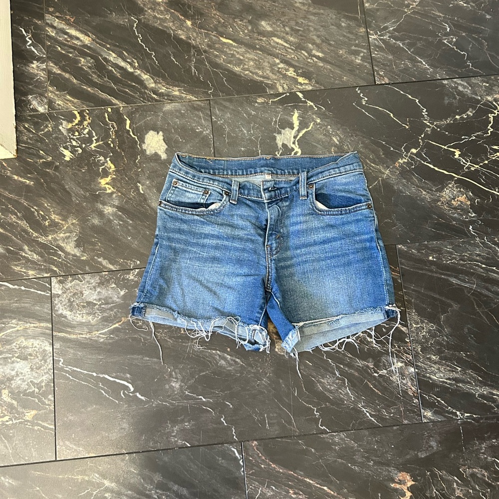 Levi's Classic Blue Jean Shorts